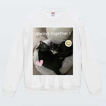 画像 Printstar 8.4oz クルーネックライトトレーナー