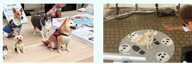 愛犬のリアルな3Dフィギュア