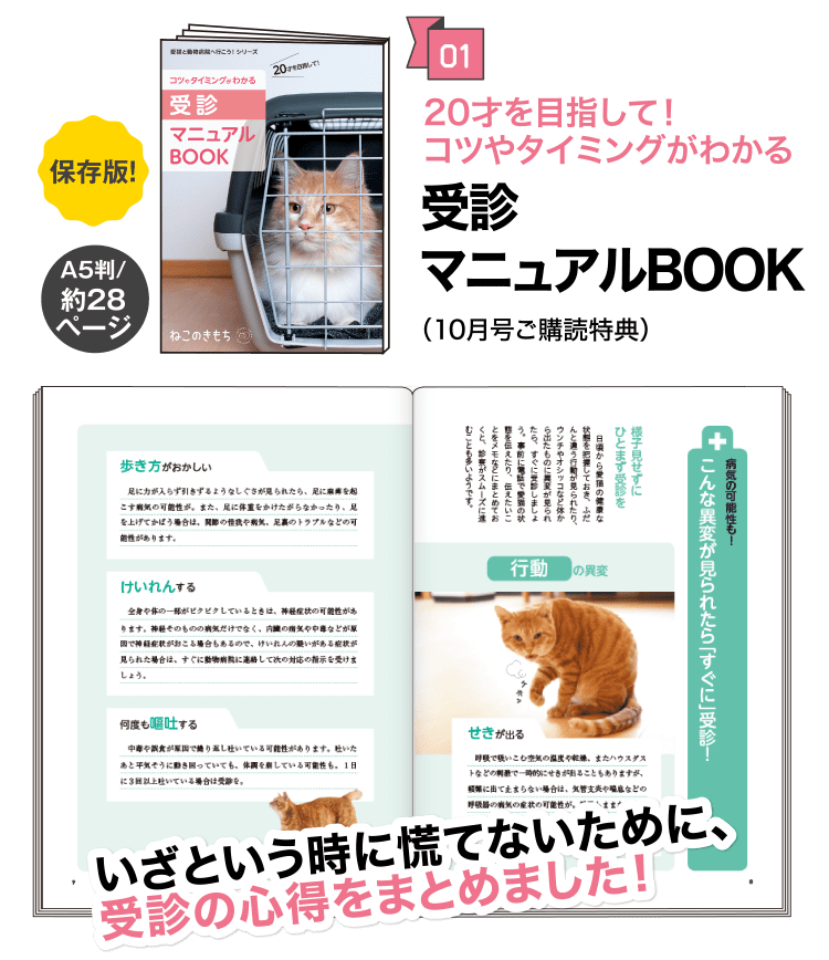 20才を目指して！コツやタイミングがわかる ≪受診マニュアルBOOK≫