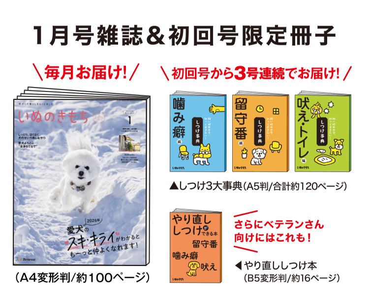 1月号雑誌&初回号限定冊子