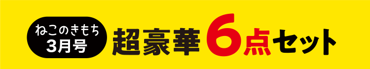 ねこのきもち3月号　超豪華6点セット
