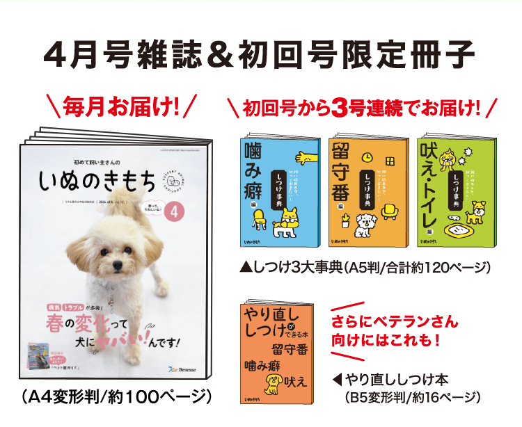 4月号雑誌&初回号限定冊子
