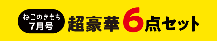 ねこのきもち7月号　超豪華6点セット