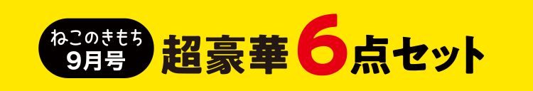 ねこのきもち9月号 超豪華6点セット