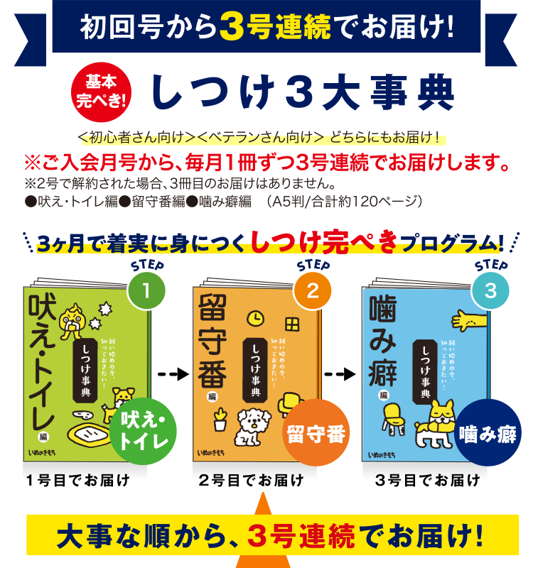 【初回号限定】しつけ三大事典