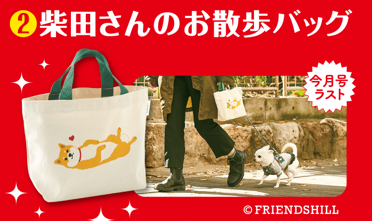 ❷柴田さんのお散歩バッグ