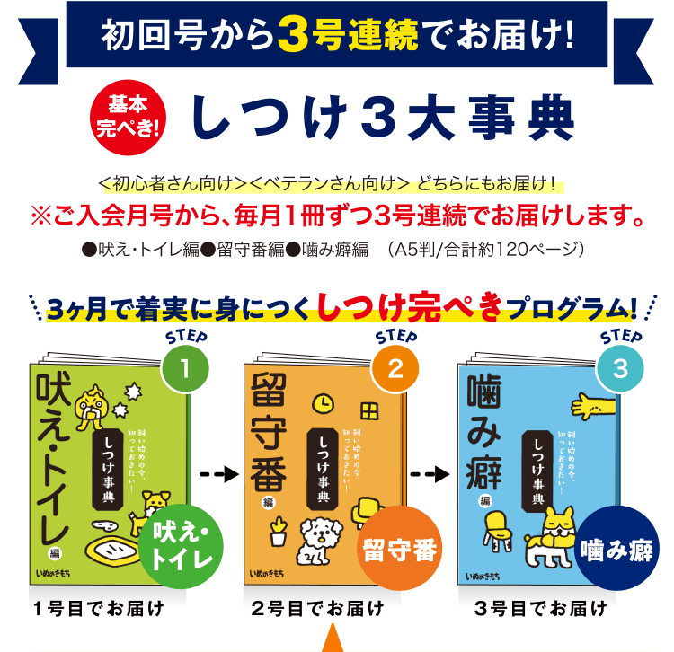 【初回号限定】しつけ三大事典
