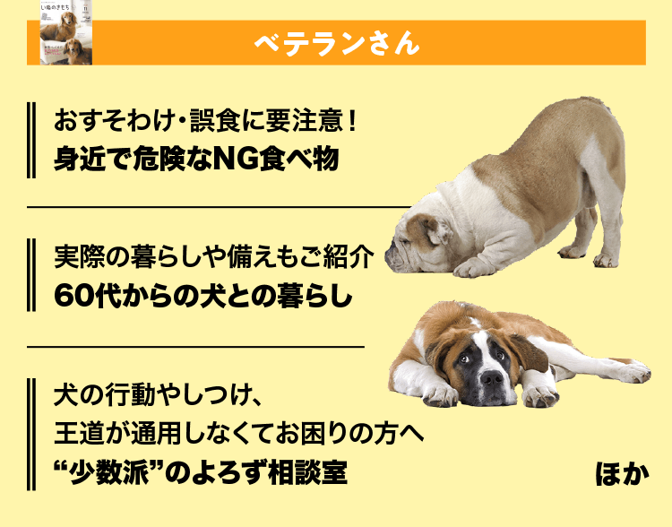 いぬのきもち ベテランさん