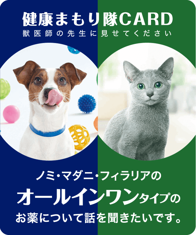 愛犬･愛猫の健康守り隊カード