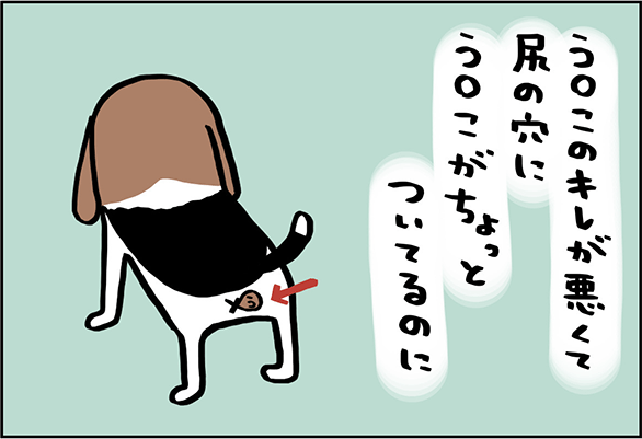 う○このキレが悪くて尻の穴にう○こがちょっとついてるのに