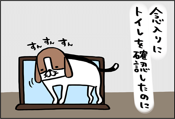 念入りにトイレを確認したのに